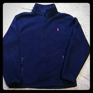 3/$25 Polo zip-up fleece jacket